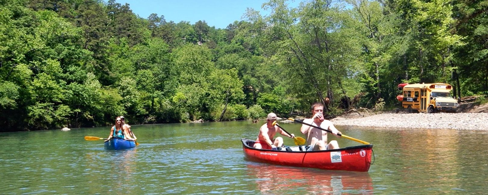 Canoeing Caddo River Camping & Canoe Rental Inc.